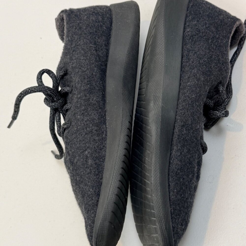 ALLBIRDS Wool Flannel Sneakers Mens Size 10 Gray Merino Wool LaceUp Comfort Shoe - Picture 13 of 13
